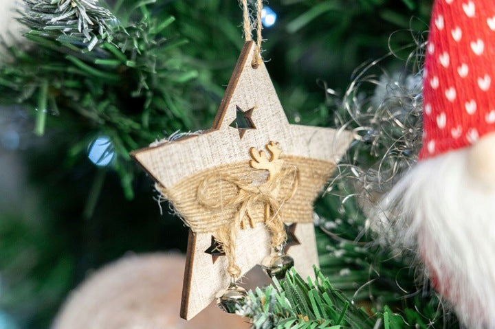 Zawieszki na Choinkę Drewniane