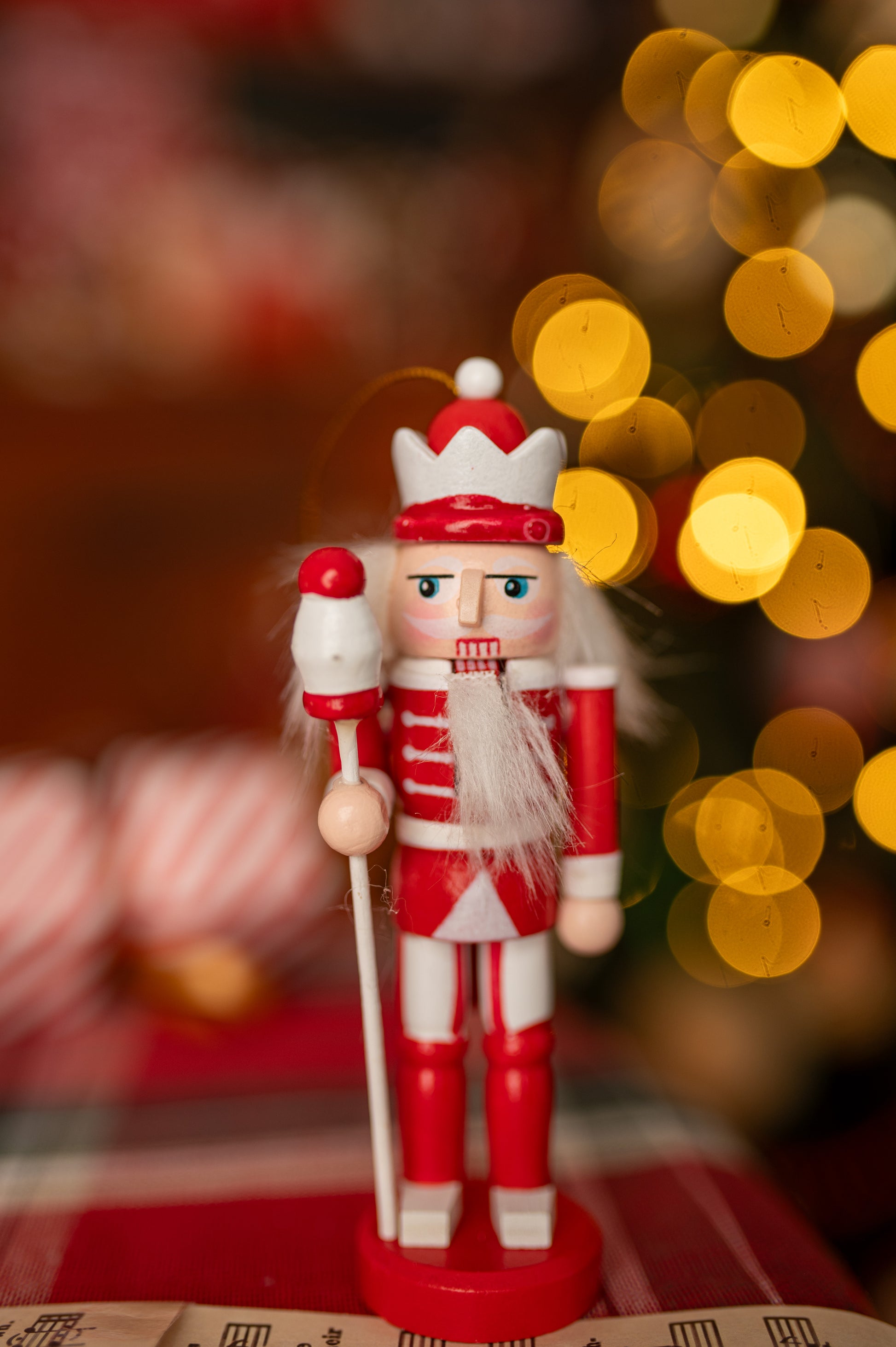 Zawieszki na choinkę Dziadek Do orzechów 4szt.