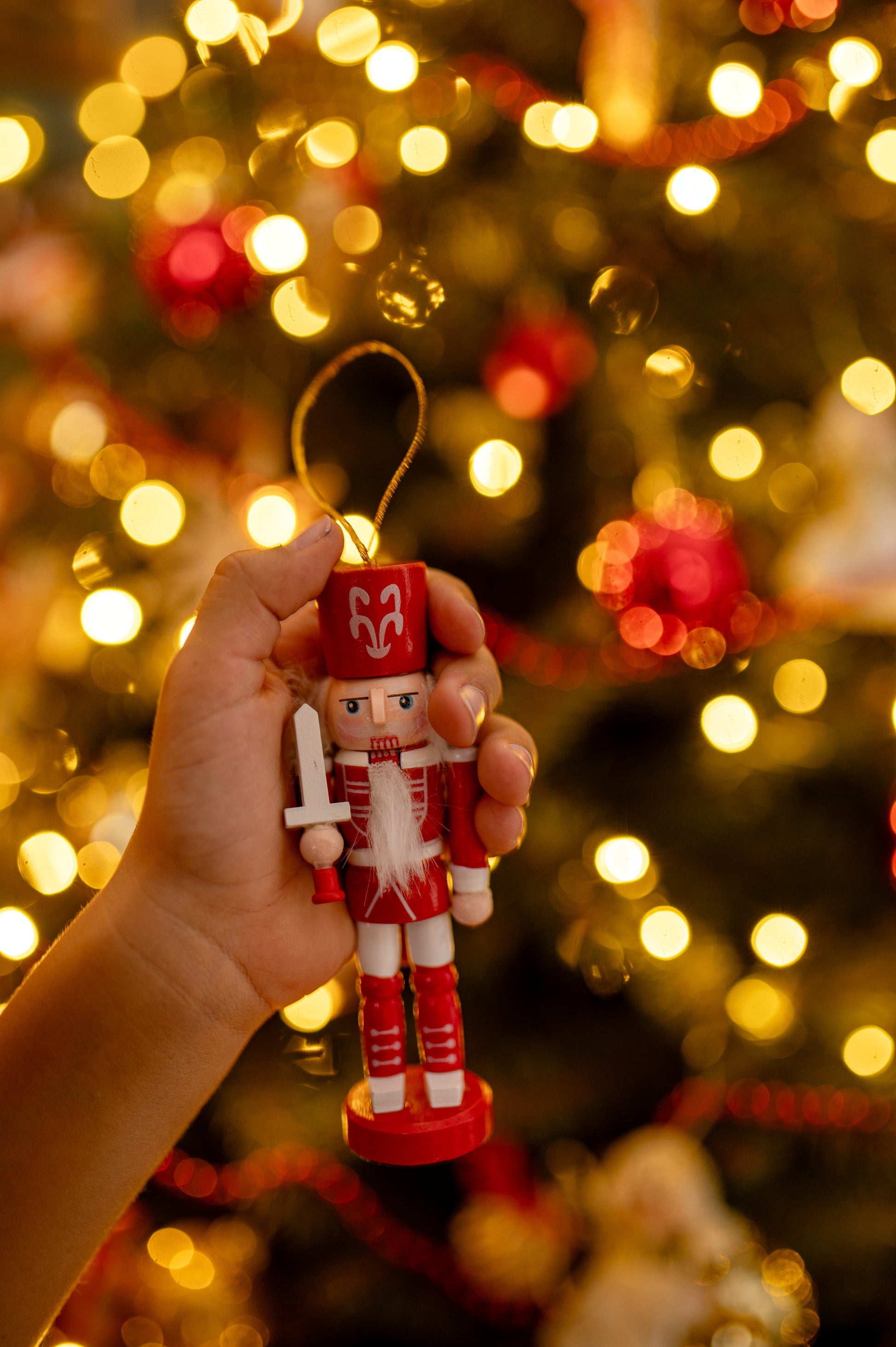 Zawieszki na choinkę Dziadek Do orzechów 4szt.