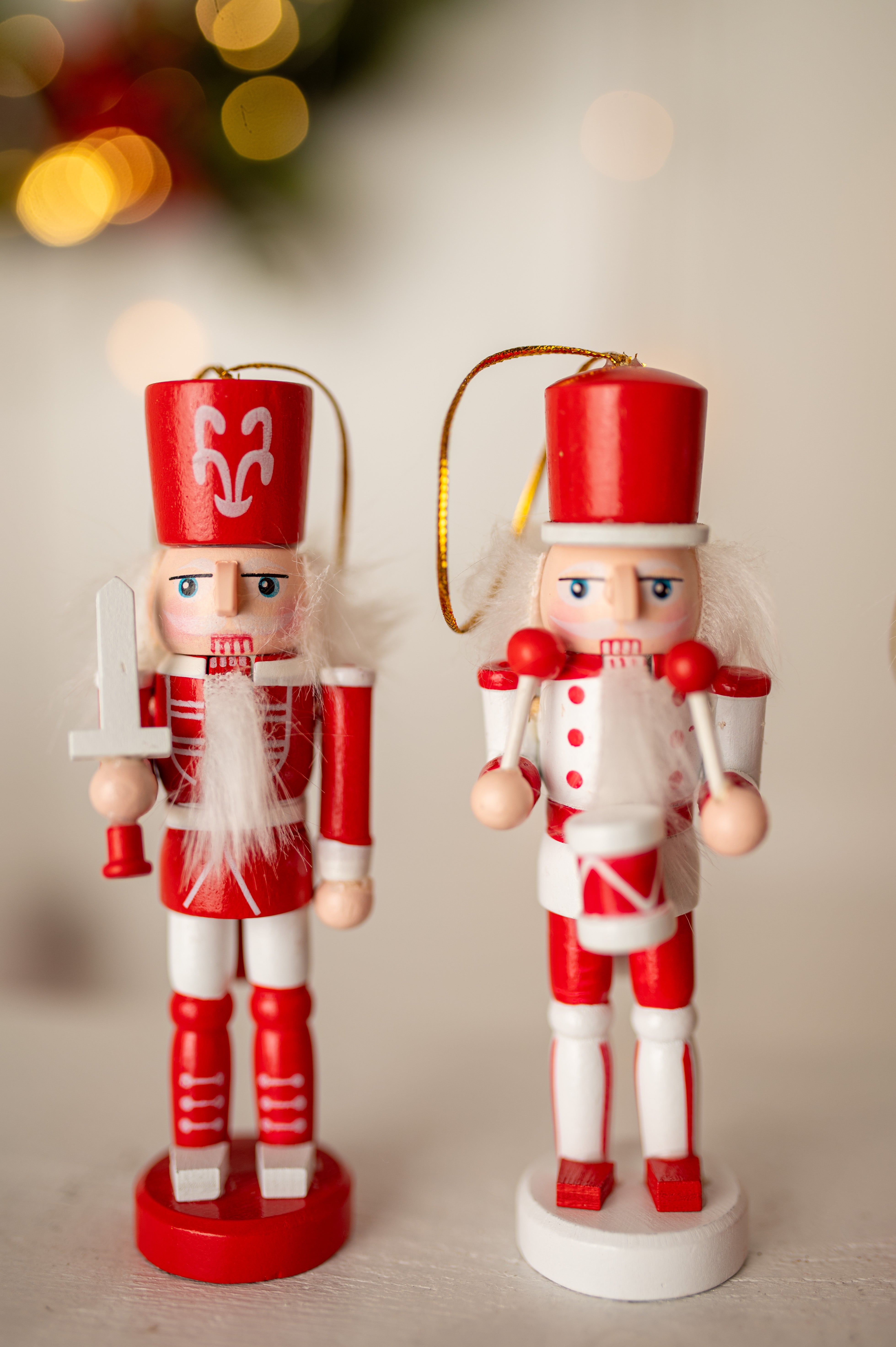 Zawieszki na choinkę Dziadek Do orzechów 4szt.