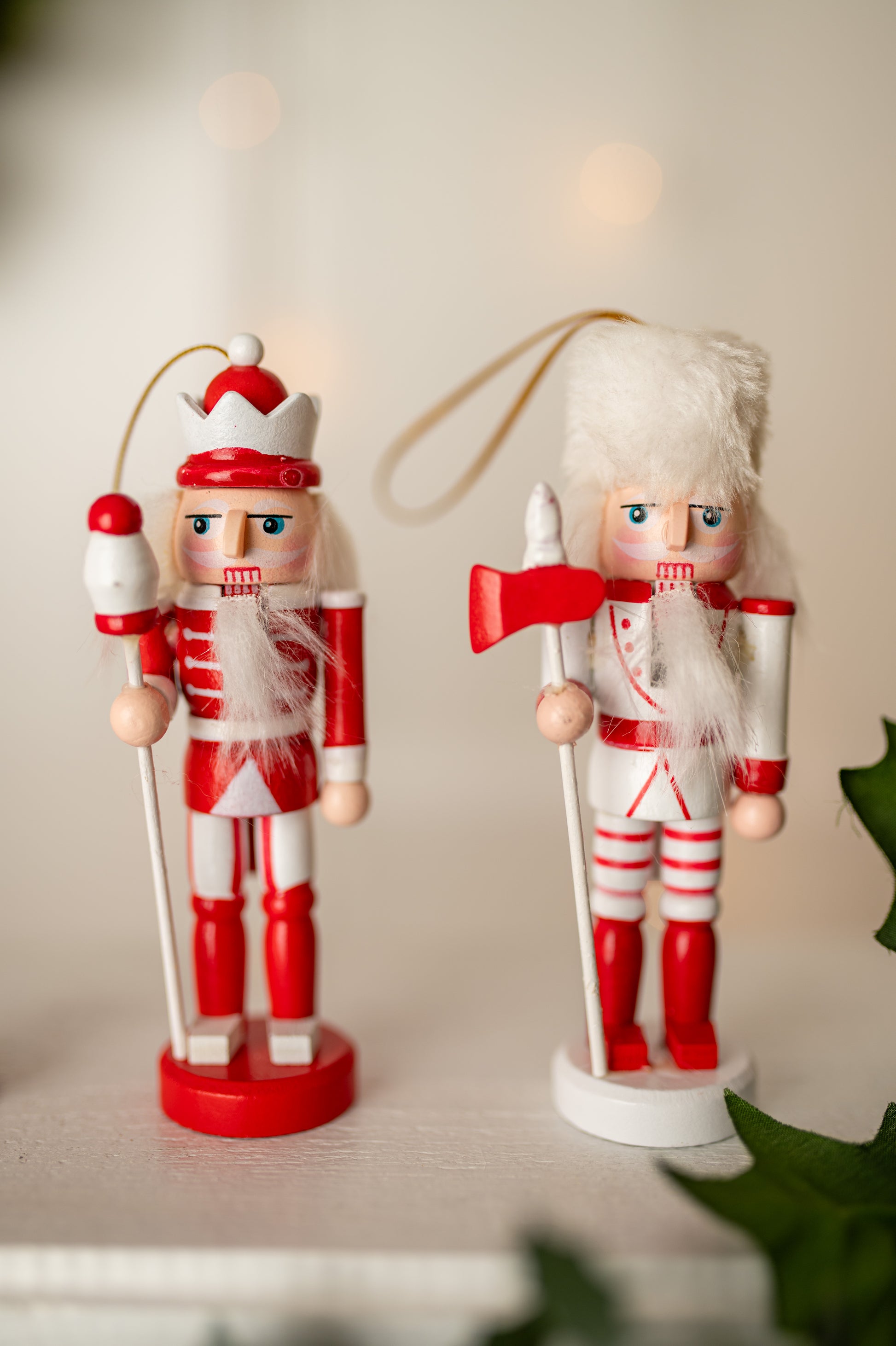 Zawieszki na choinkę Dziadek Do orzechów 4szt.