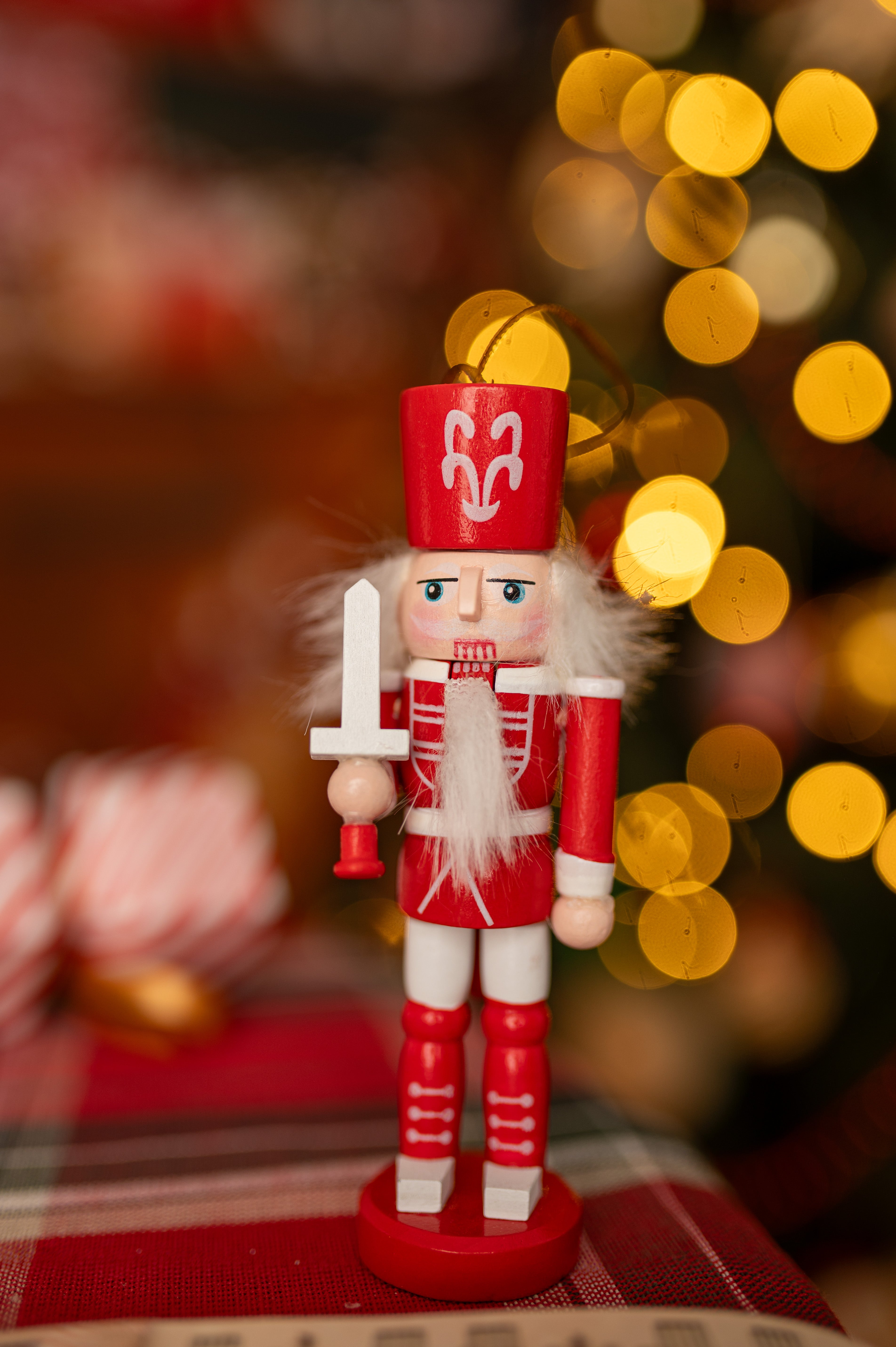 Zawieszki na choinkę Dziadek Do orzechów 4szt.