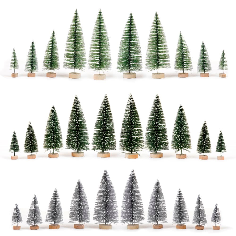 Zestaw Miniaturowych Choinek