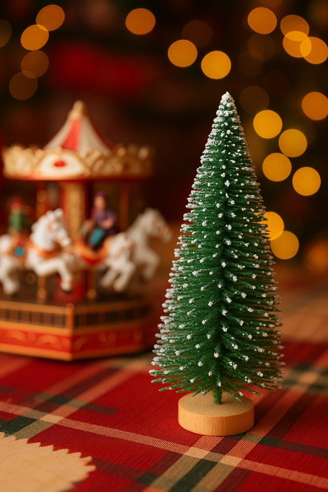 Zestaw Miniaturowych Choinek