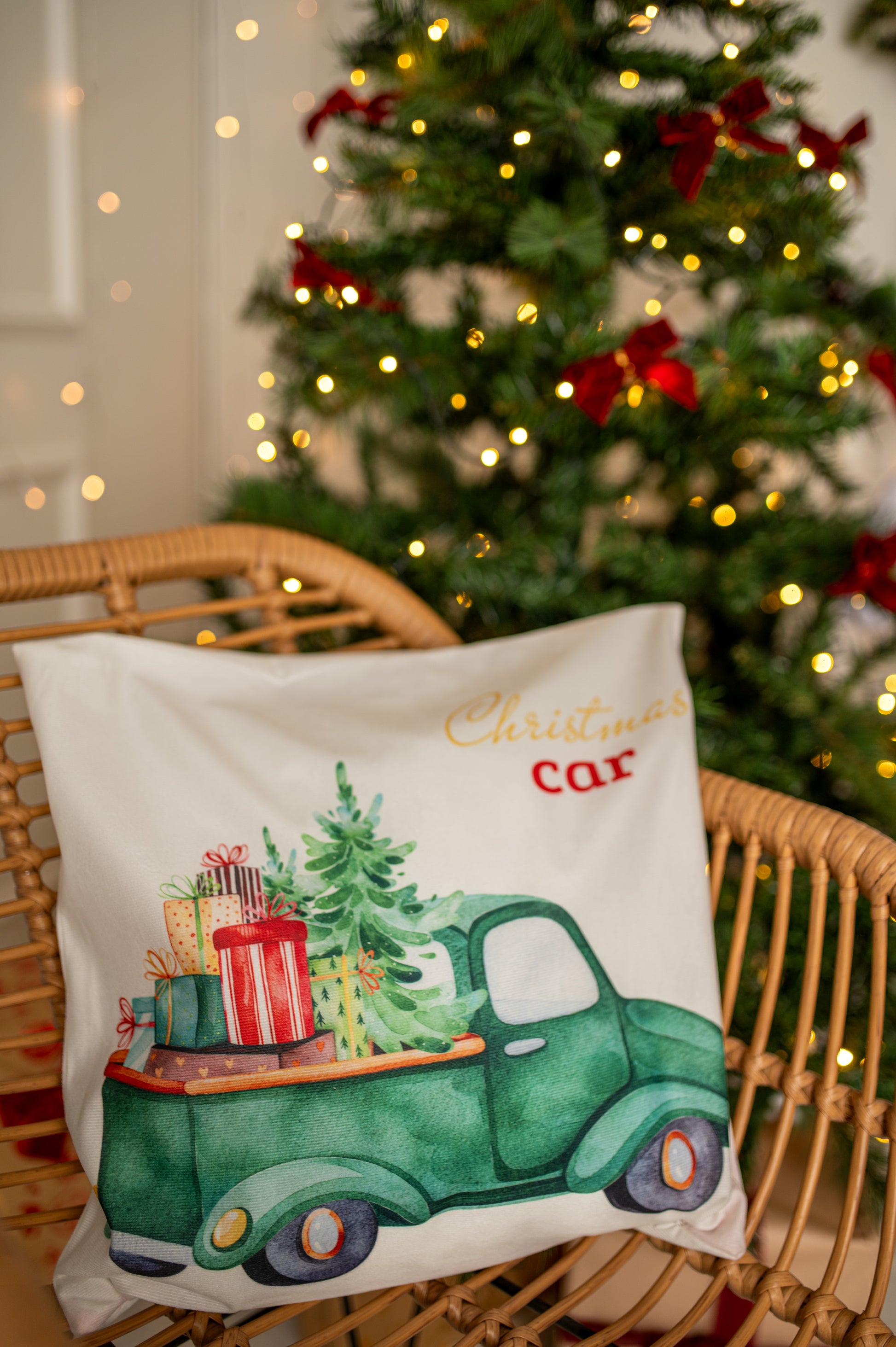 Zestaw Świątecznych Poszewek 4 szt.