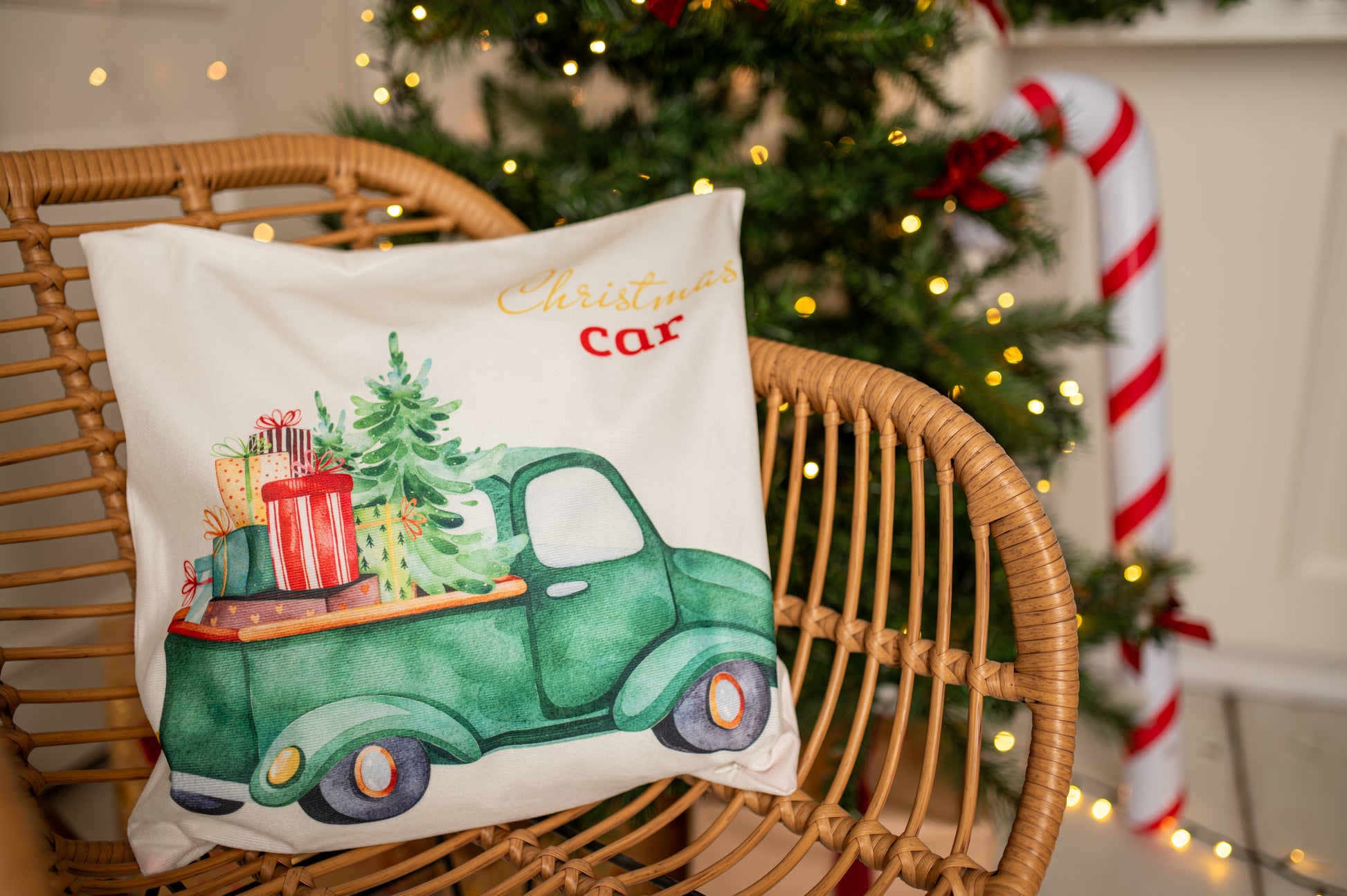 Zestaw Świątecznych Poszewek 4 szt.