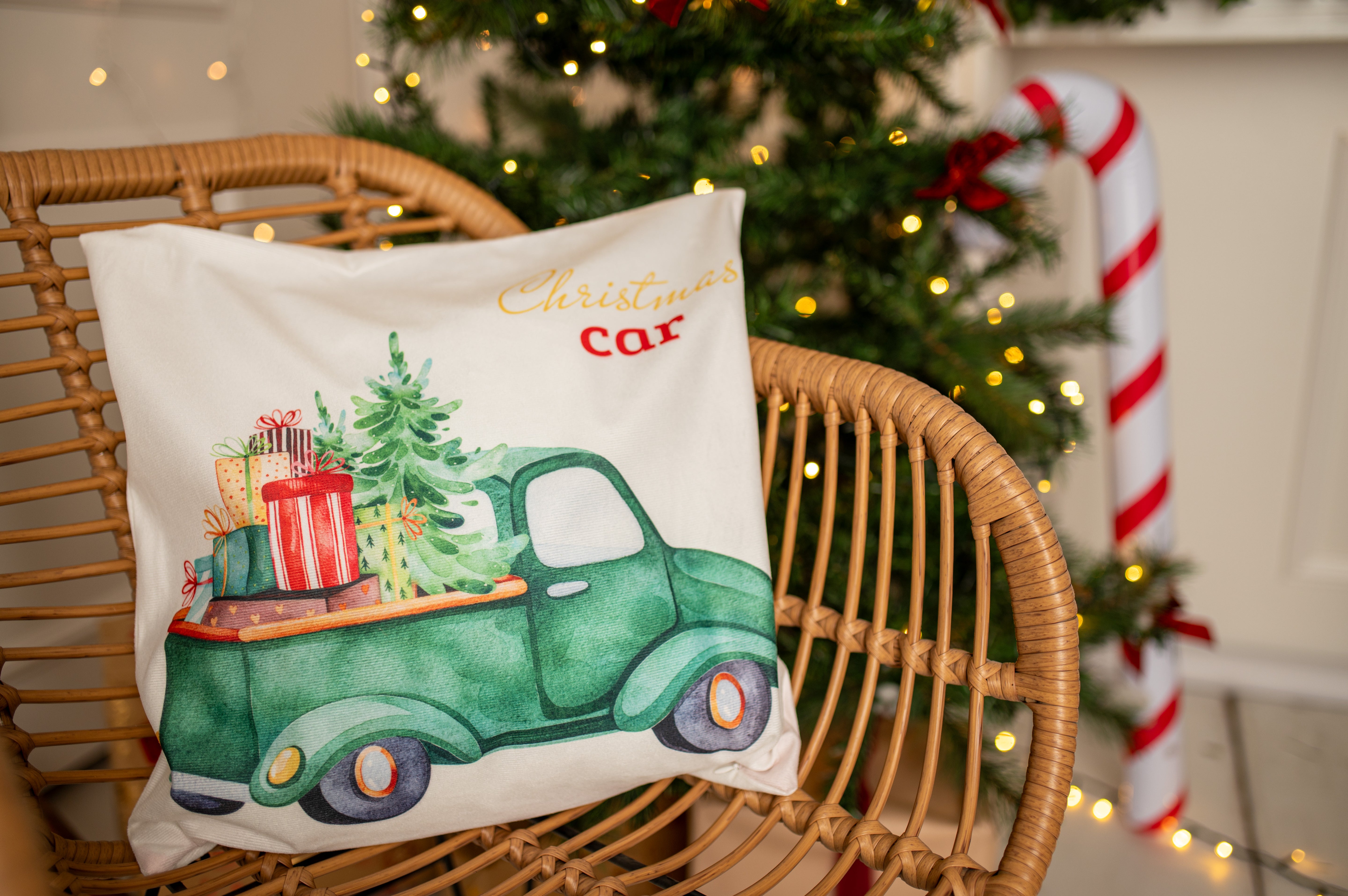 Zestaw Świątecznych Poszewek 4 szt.