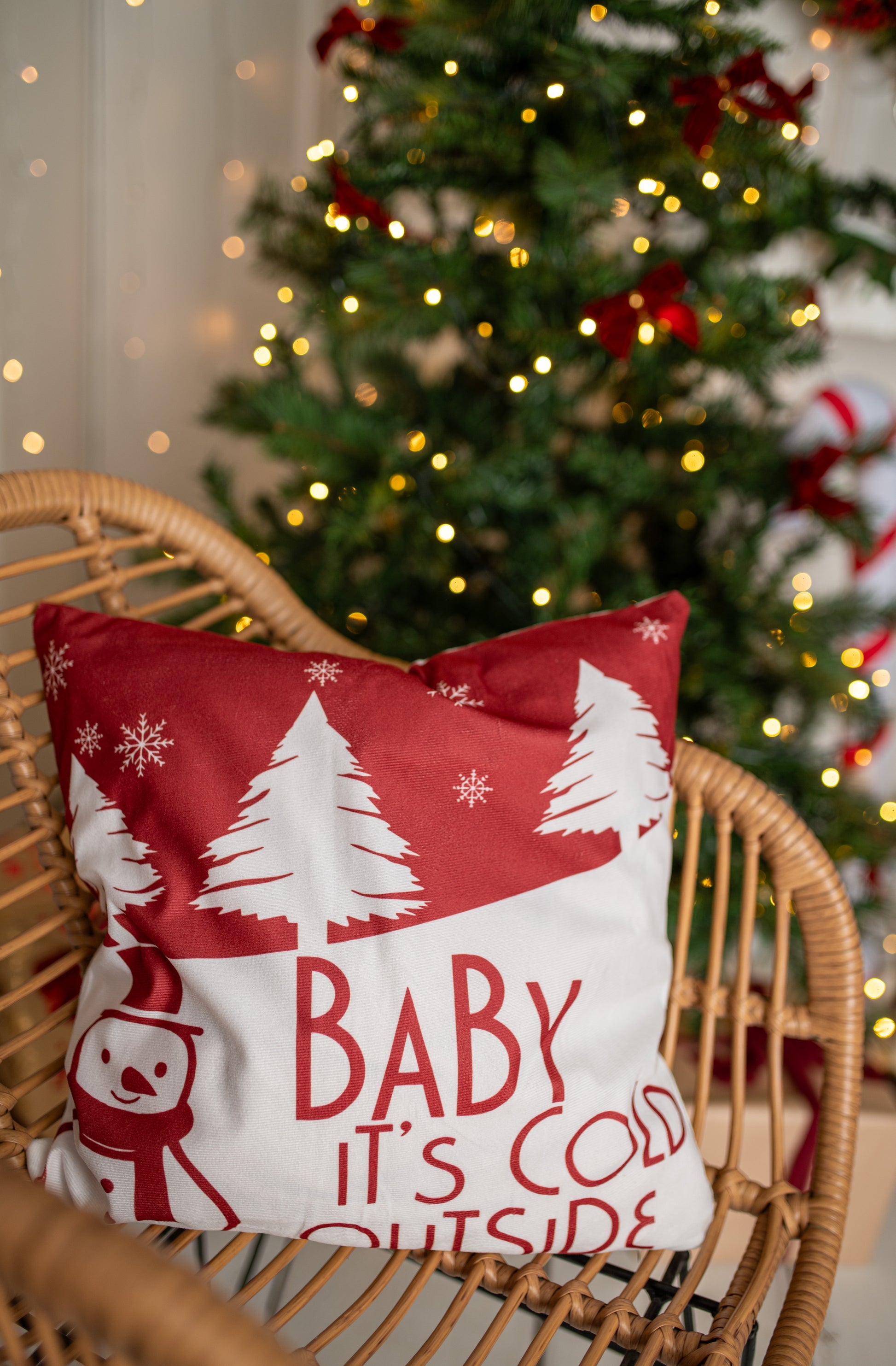 Zestaw Świątecznych Poszewek Dekoracyjnych 44×44cm