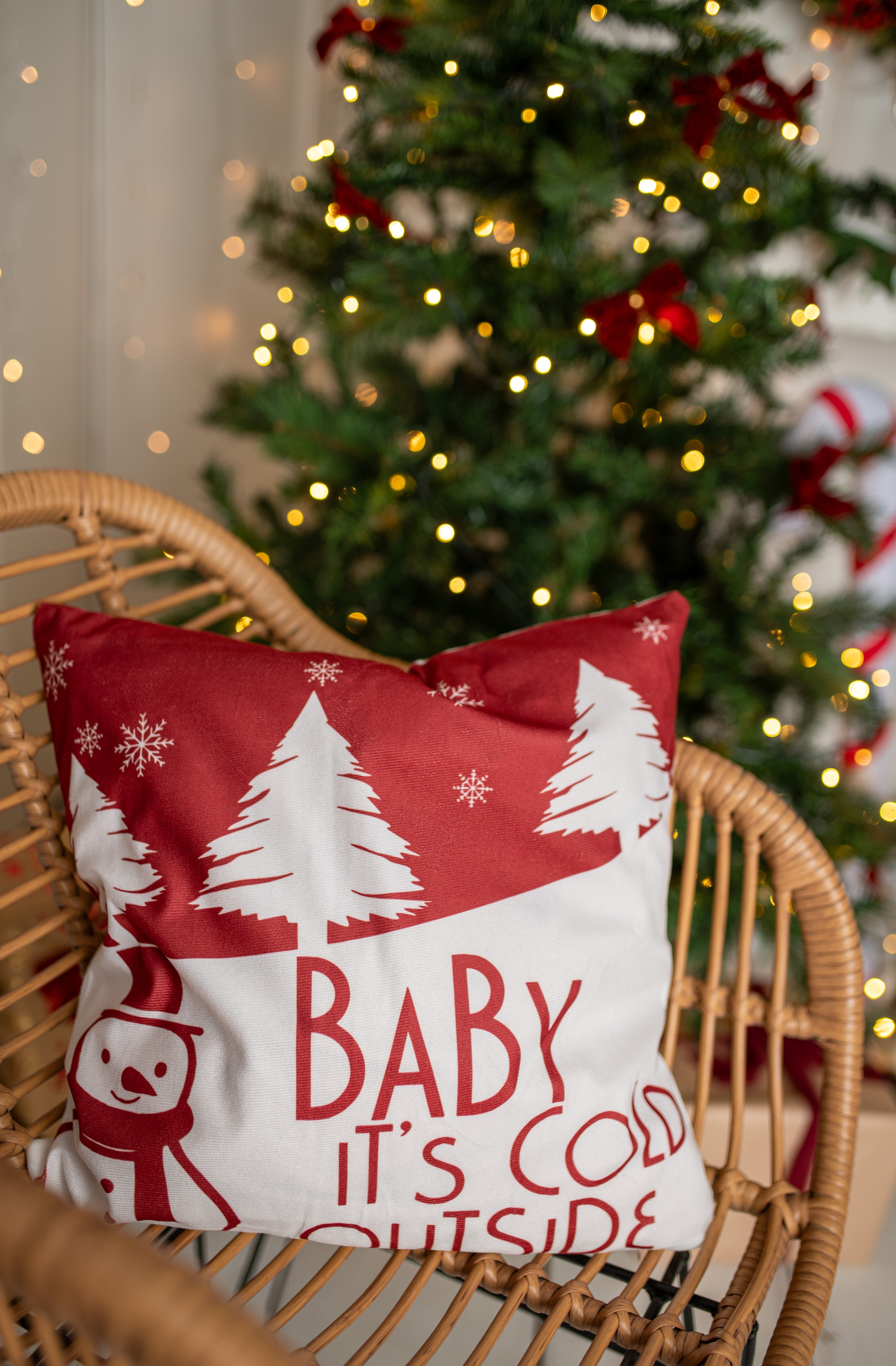 Zestaw Świątecznych Poszewek Dekoracyjnych 44×44cm