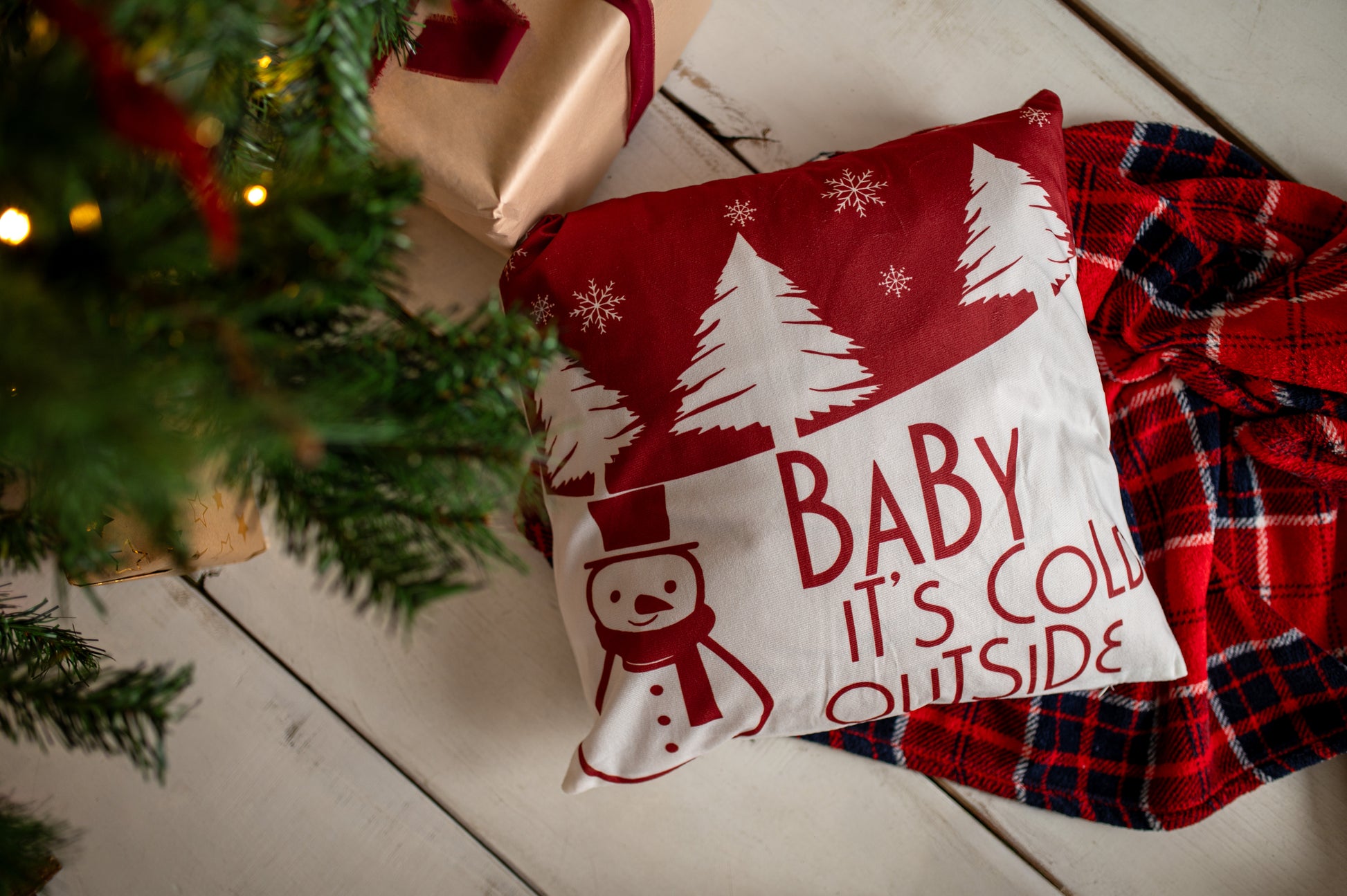 Zestaw Świątecznych Poszewek Dekoracyjnych 44×44cm