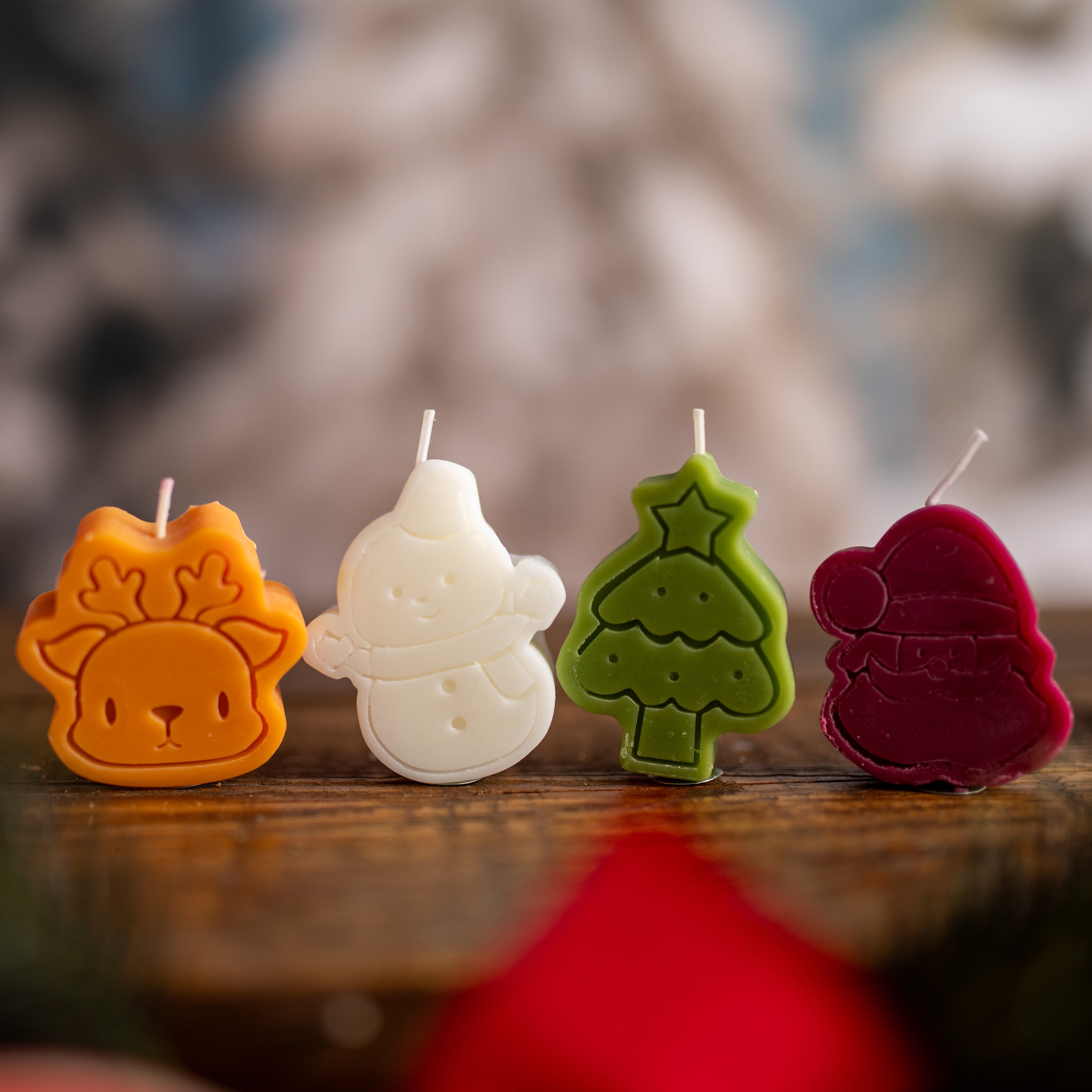 Zestaw Świeć Świątecznych 4szt