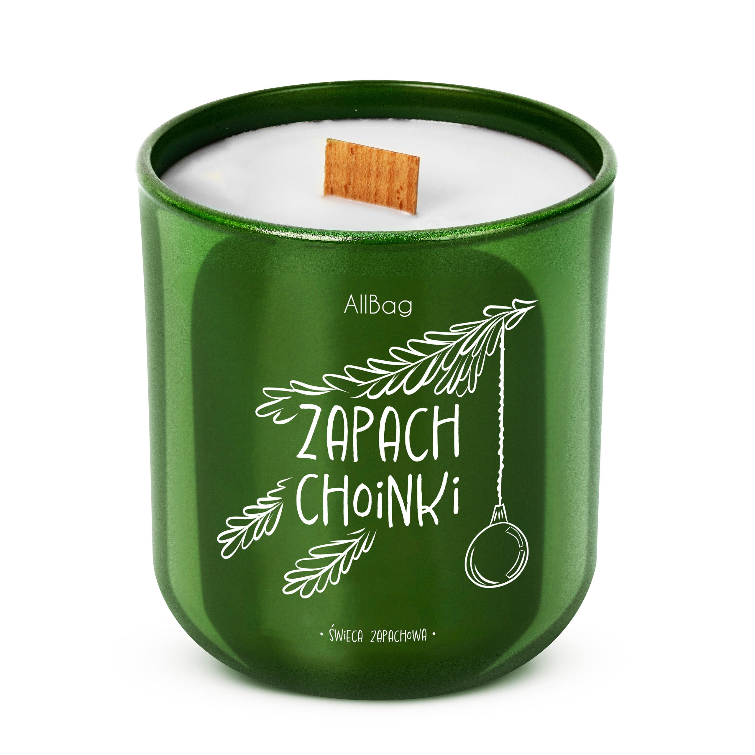 Zapachowa Świeca Sojowa w Szkle Zapach Choinki