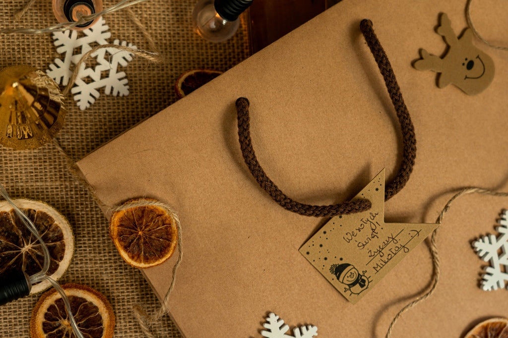 Zawieszki na Prezent Bałwanek Bałwan 10 szt.