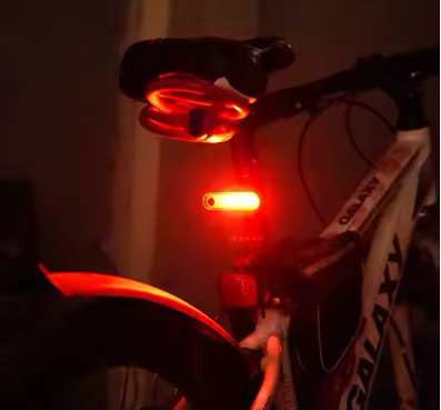 LAMPKI ROWEROWE KOMPLET PRZÓD TYŁ