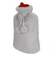 Termofor szary w pluszowym etui