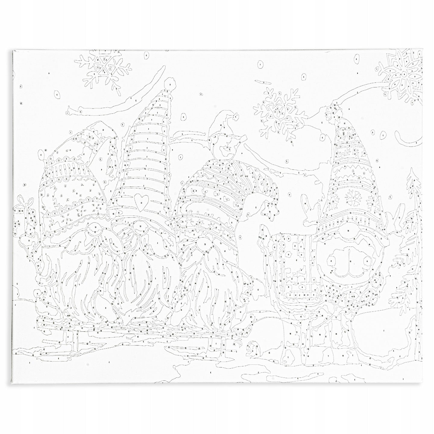Malowanie po Numerach Gnomy 40x50 cm