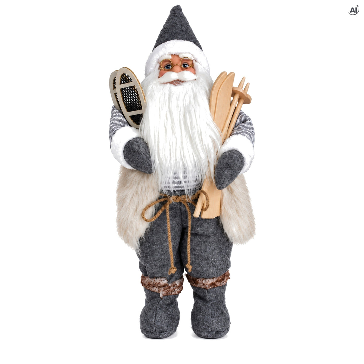 Święty Mikołaj Skandynawski Figurka Stojąca 30 cm