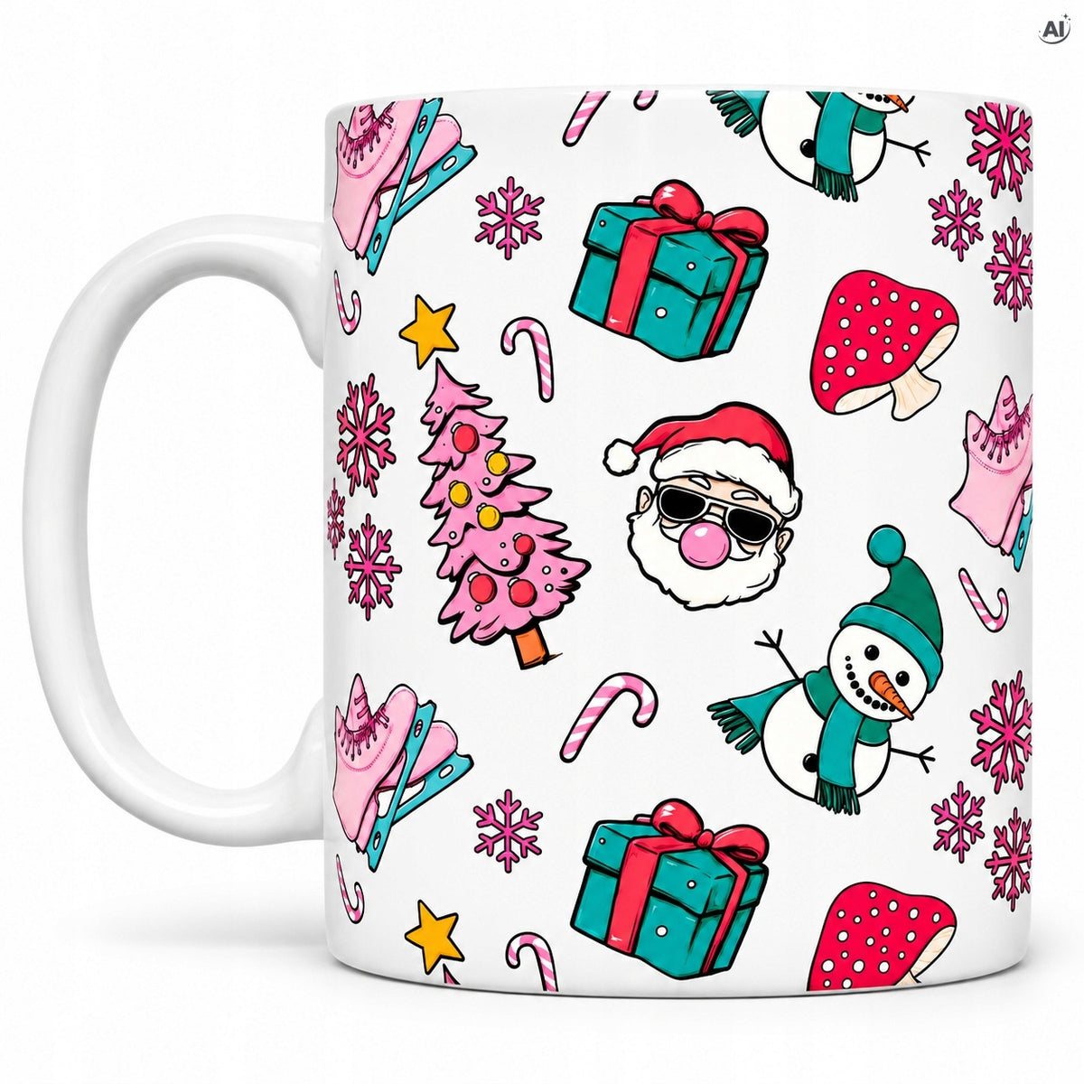 Kubek Świąteczny Ceramiczny 350 ml