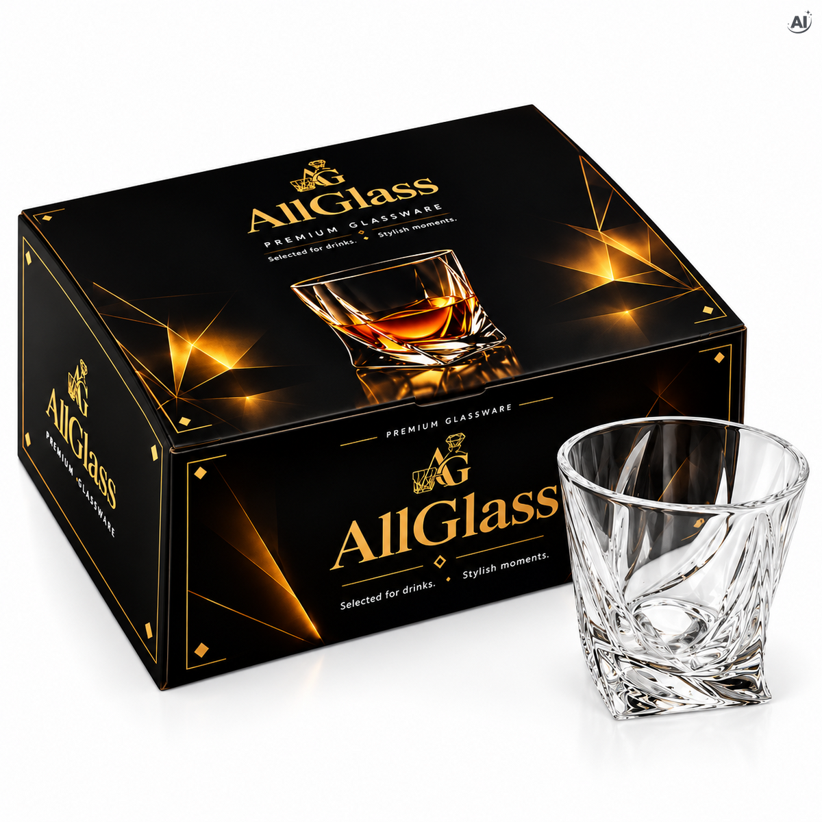 Szklanki do Whisky 300 ml 6 szt.