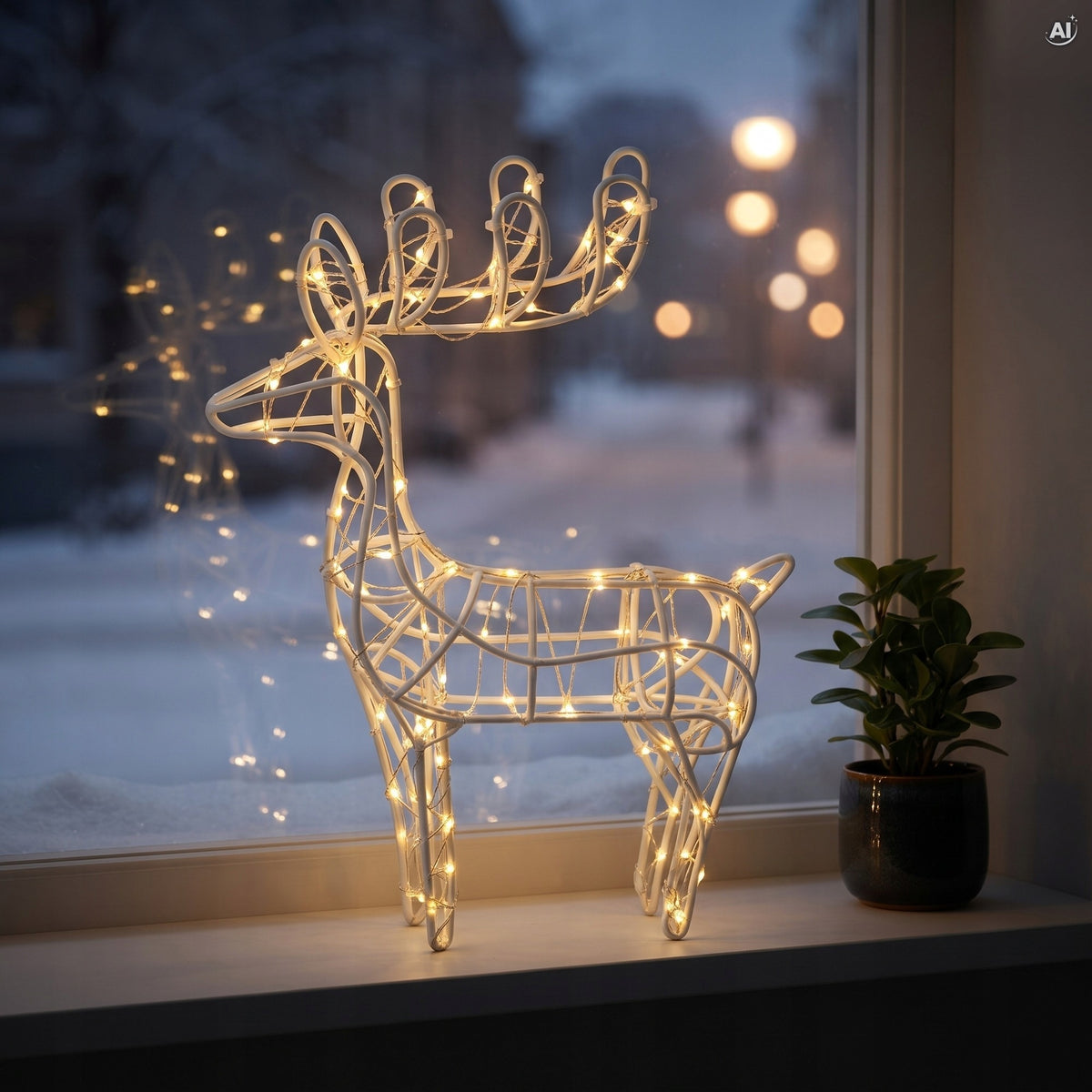 Renifer LED Świecący 46 cm