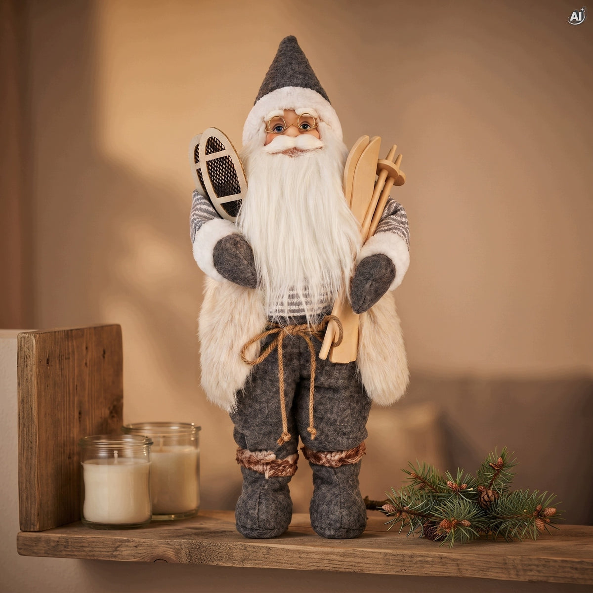 Święty Mikołaj Skandynawski Figurka Stojąca 30 cm