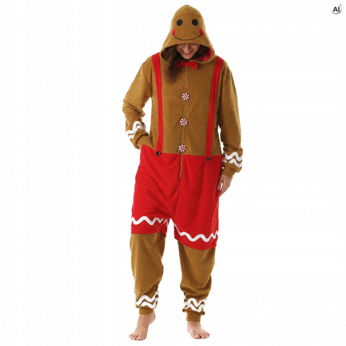 Strój Świąteczny Piernikowy Ludzik  Unisex
