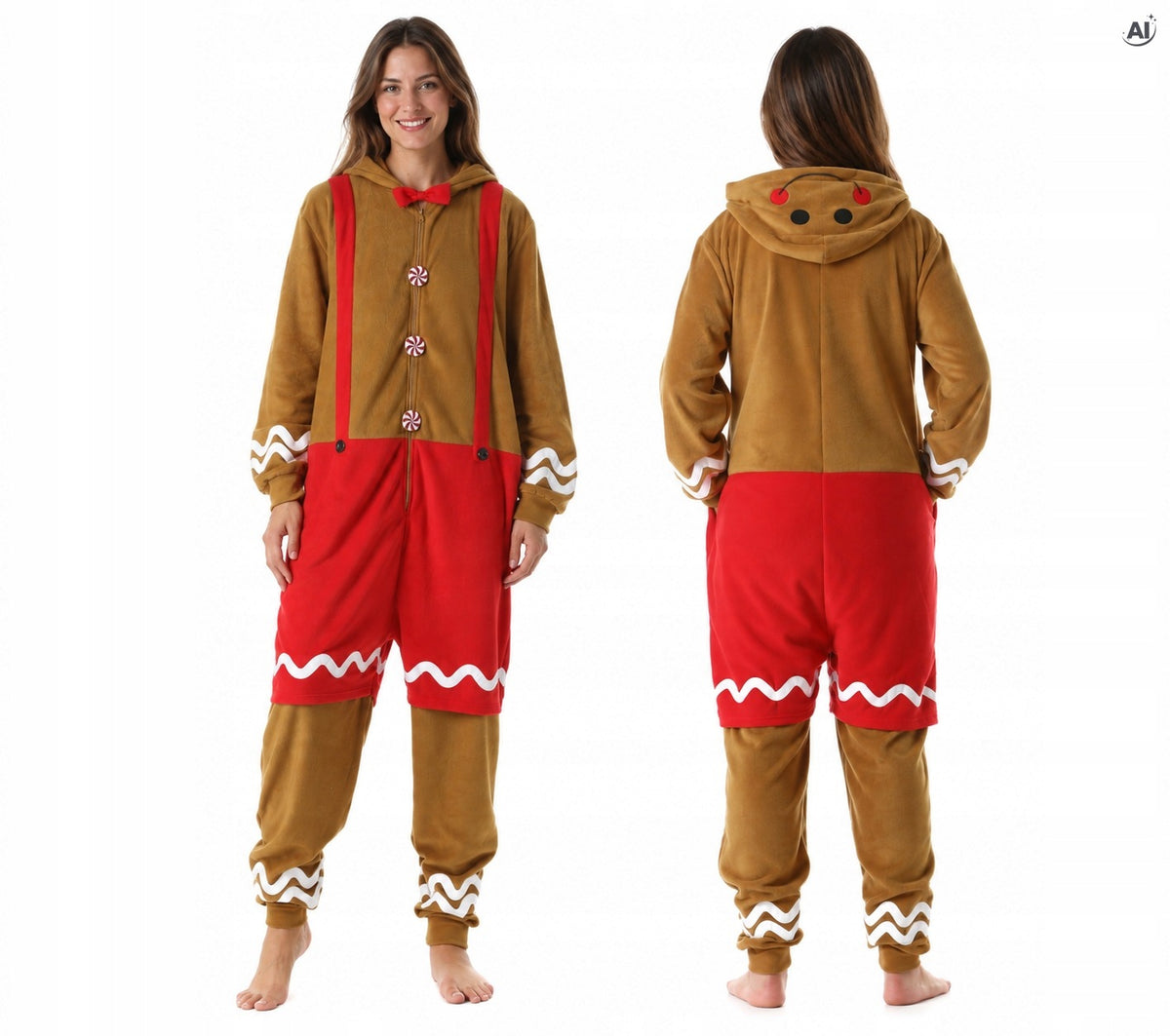 Strój Świąteczny Piernikowy Ludzik  Unisex