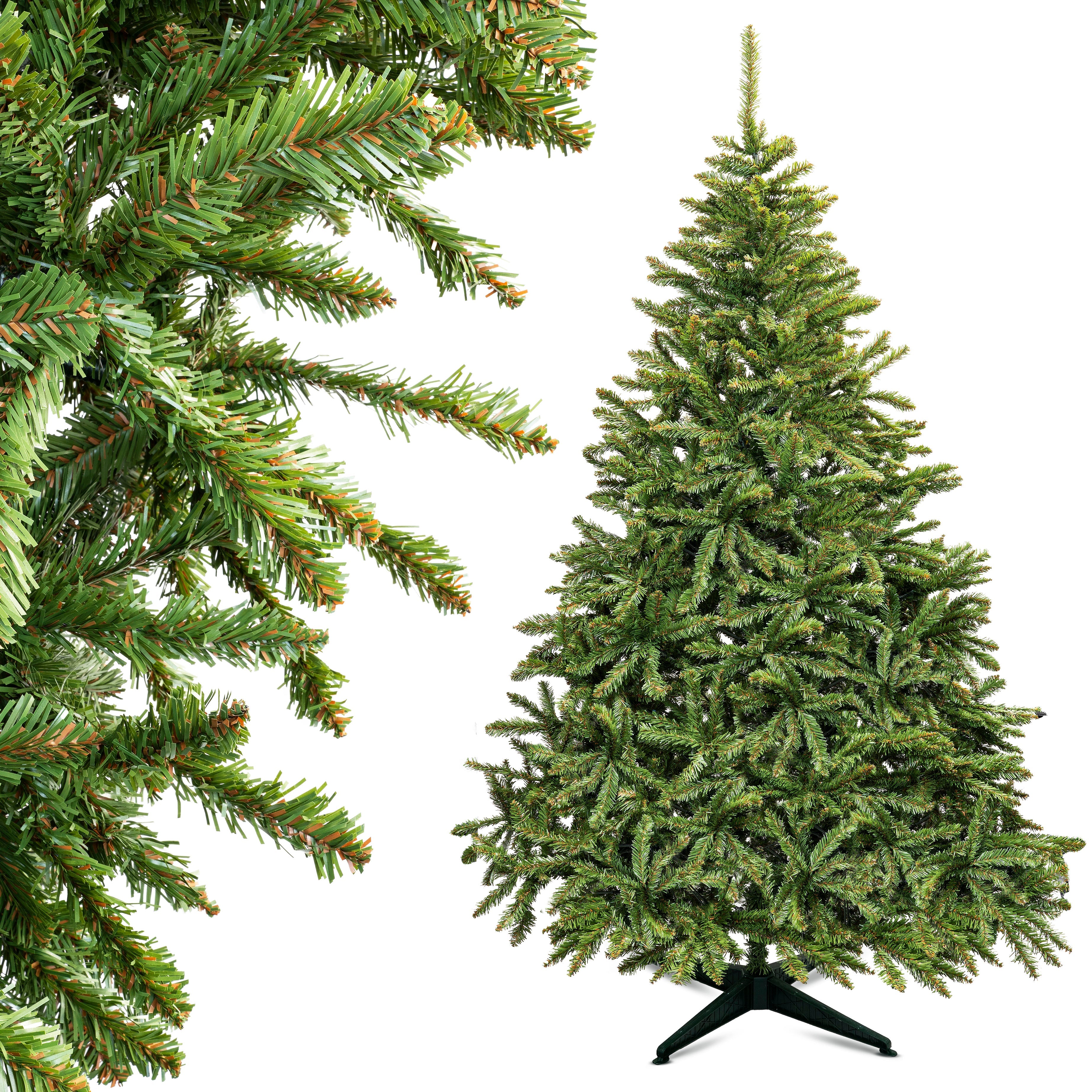 Choinka świąteczna sztuczna DUŻA 220cm GĘSTA Świerk kaukaski
