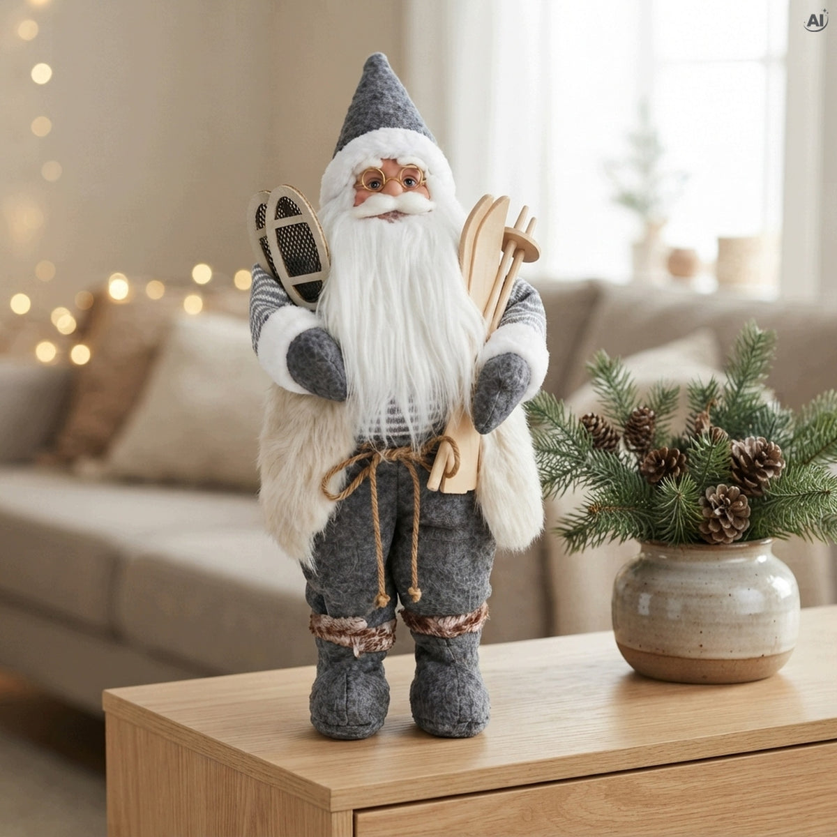 Święty Mikołaj Skandynawski Figurka Stojąca  45 cm