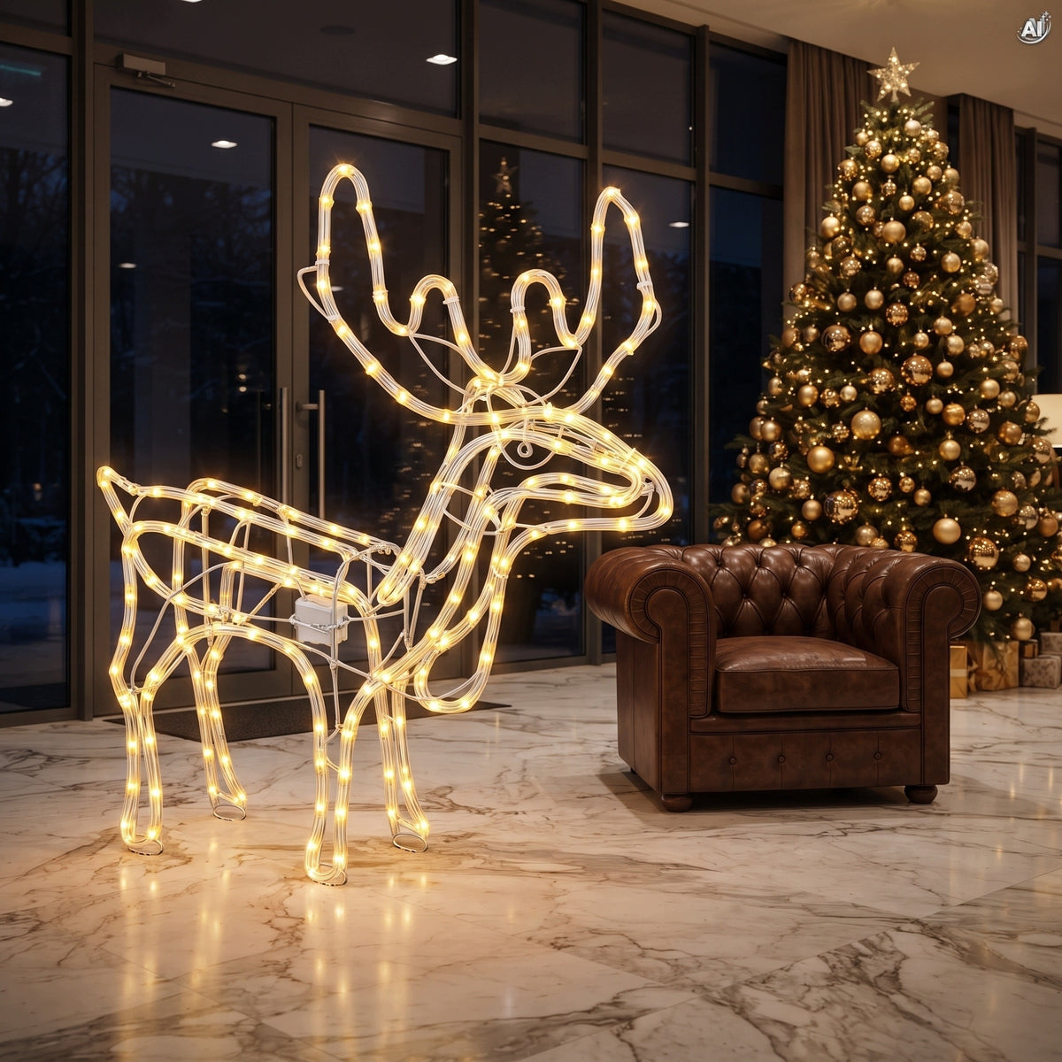 Renifer LED Świąteczny Zewnętrzny 115 cm