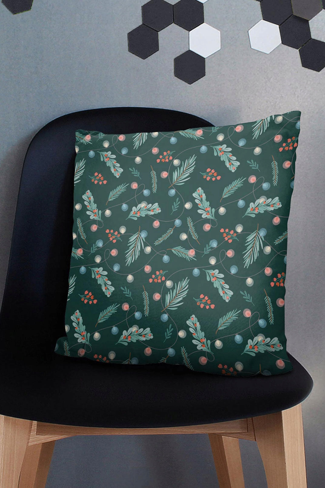 Poduszka świąteczna dekoracyjna 400×400mm z poszewką