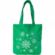 Torba bawełniana38x42cm zielona w gwiazdki