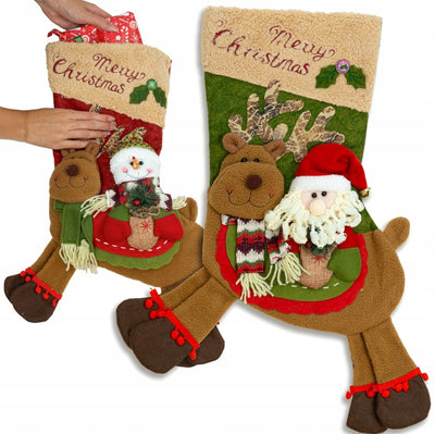 Skarpety świąteczne na prezenty zestaw 2 szt.