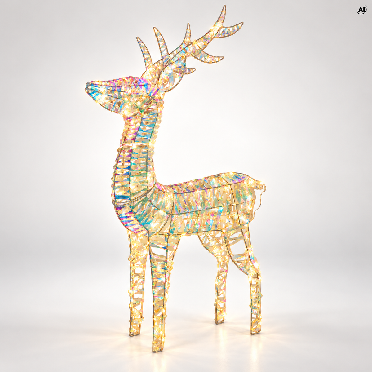 Renifer Świetlny LED 116 cm Stojący