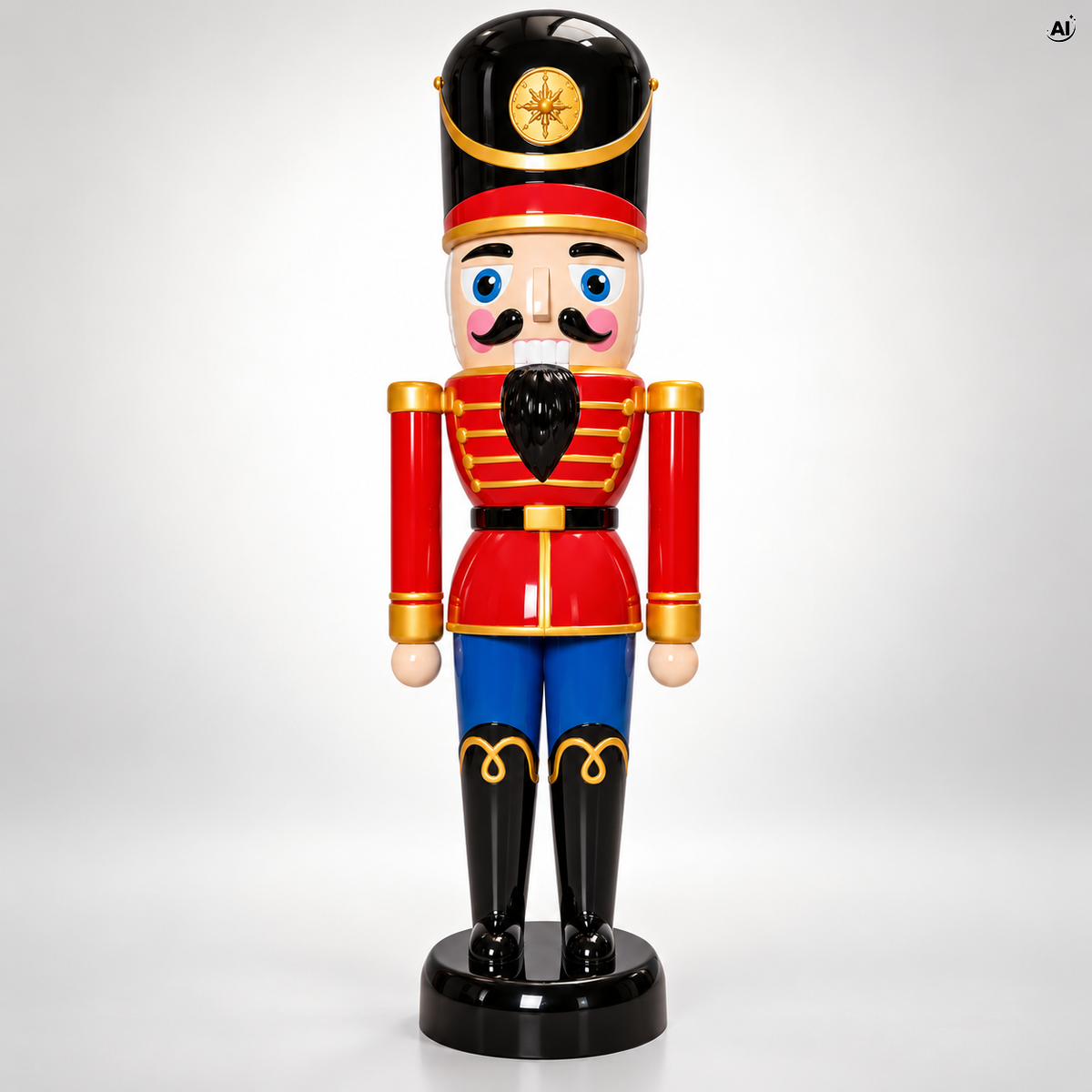 Figura świąteczna Dziadek do Orzechów LED, 274 cm, ogrodowa
