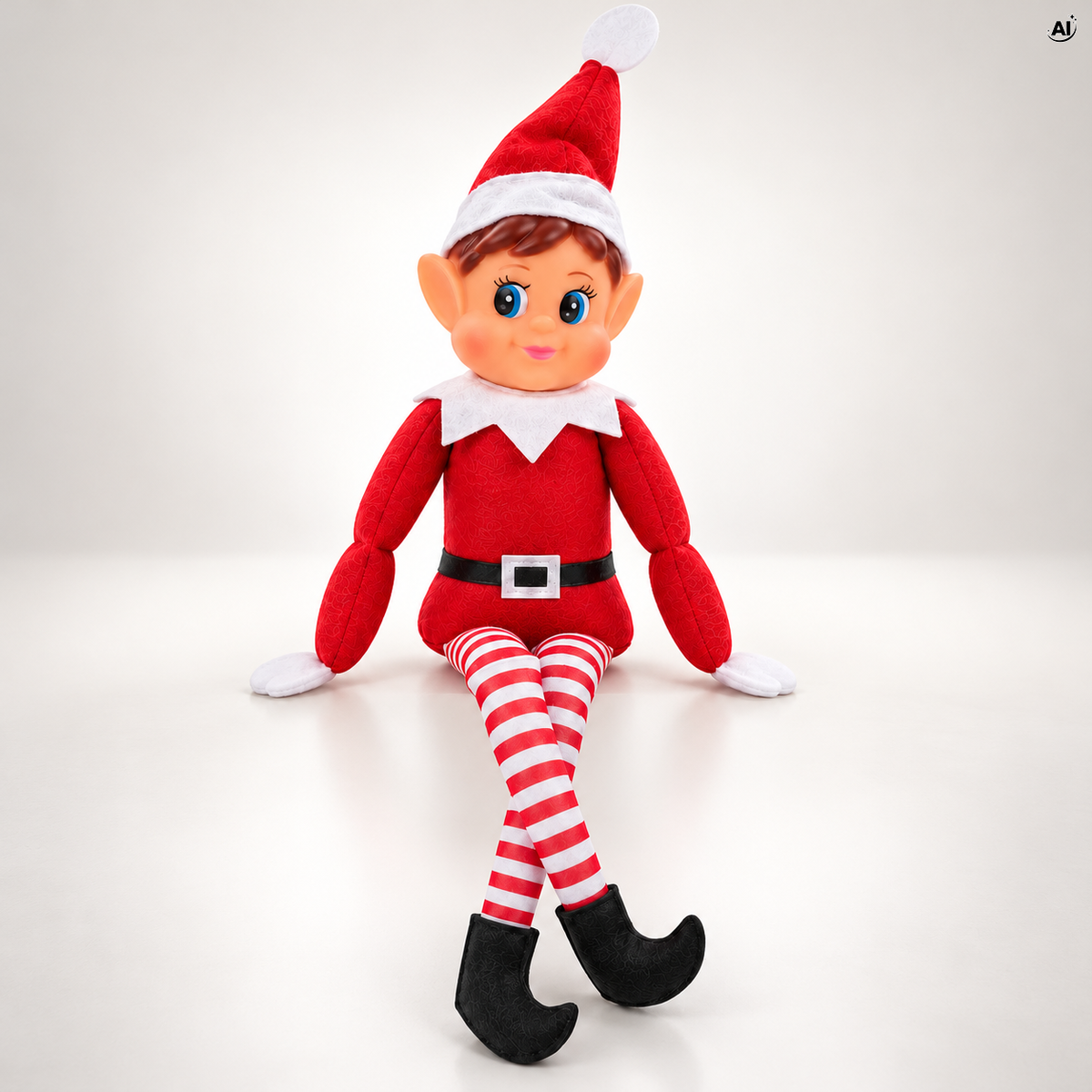 Lalka Elf Świąteczna Dziewczynka 43 cm