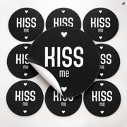 Naklejki KISS ME ozdobne 10szt.
