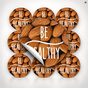 Naklejki BE HEALTHY  ozdobne 10szt.