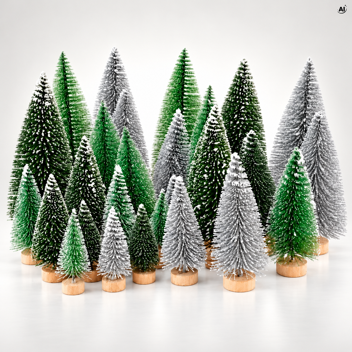 Choinki Sztuczne Miniaturowe 30 szt. 7–16 cm