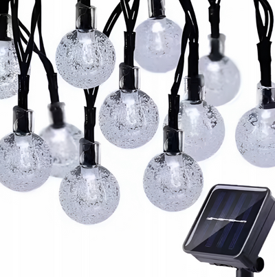 Lampki solarne Bombki LED 100 12m
