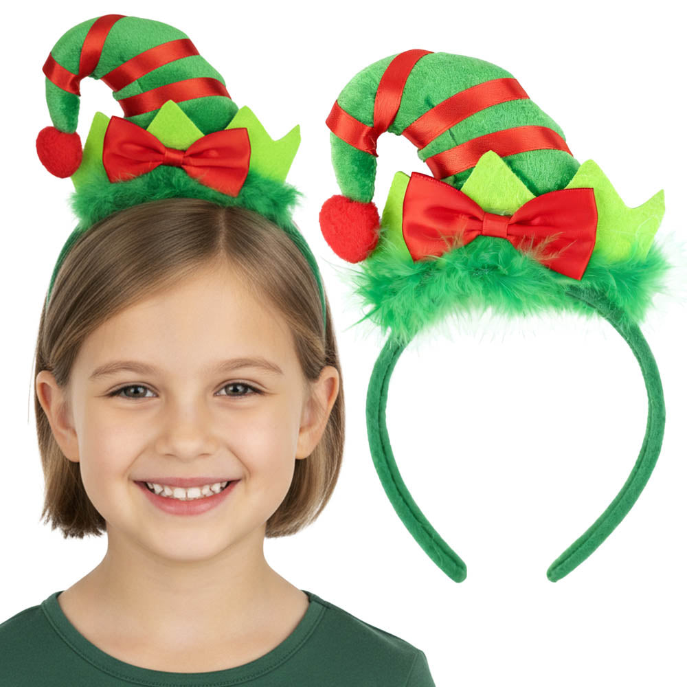 Świąteczna Opaska Elfa