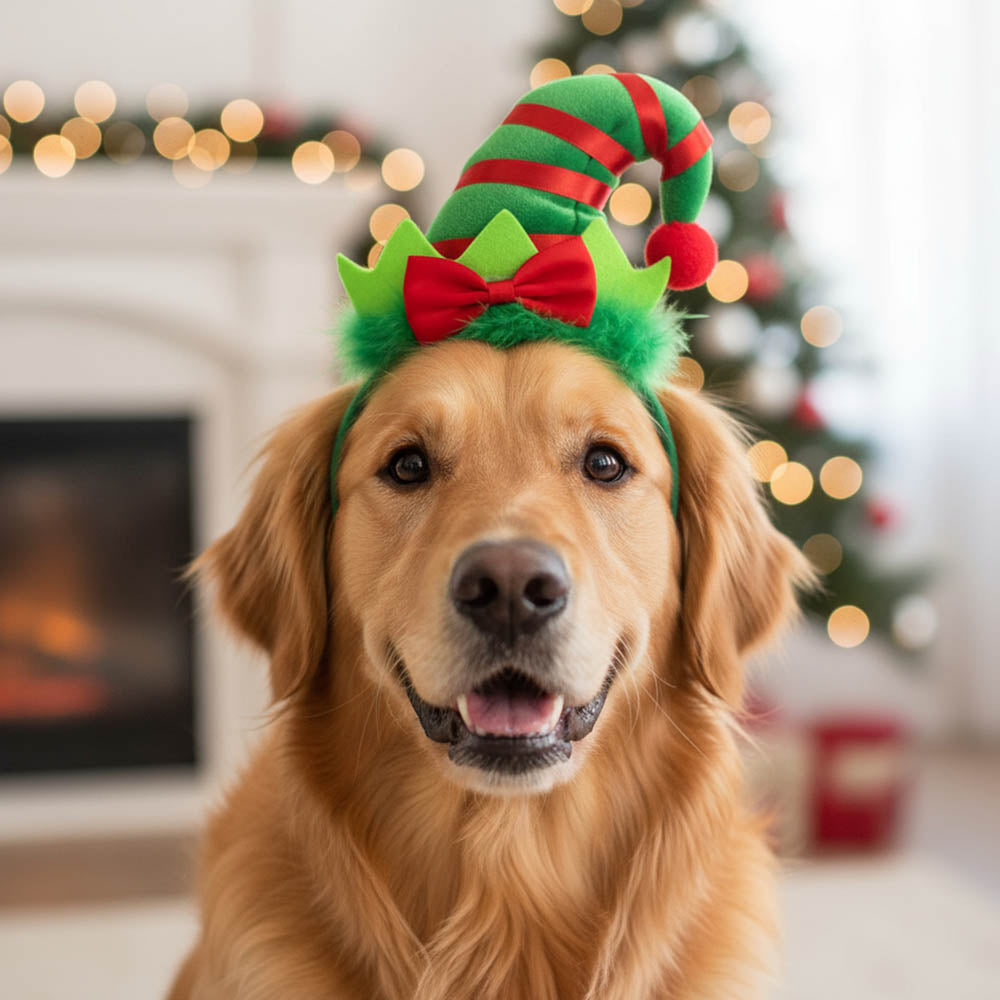 Świąteczna Opaska Elfa