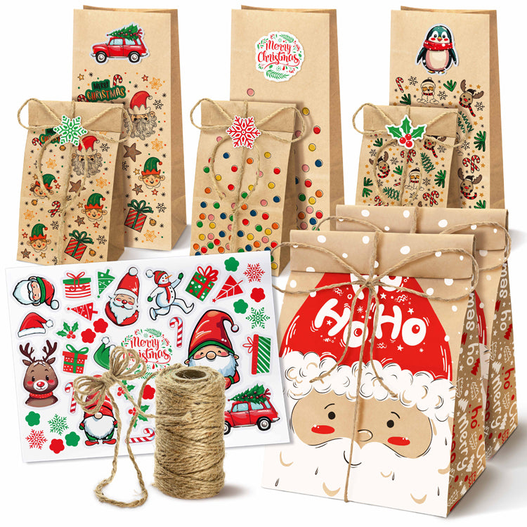 Świąteczne Torby na Prezent 8szt.