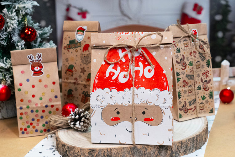 Świąteczne Torby na Prezent 8szt.