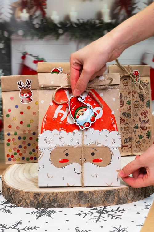 Świąteczne Torby na Prezent 8szt.