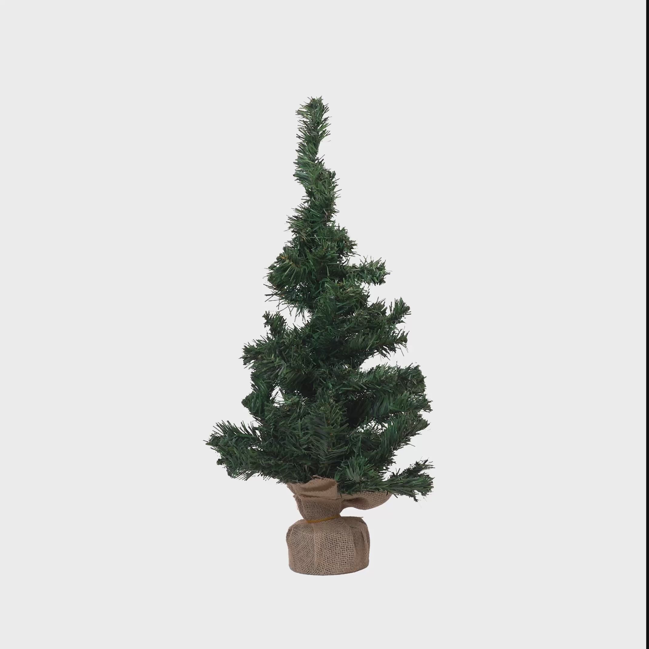 Wczytaj wideo: Choinka Sztuczna Ozdobna 60cm