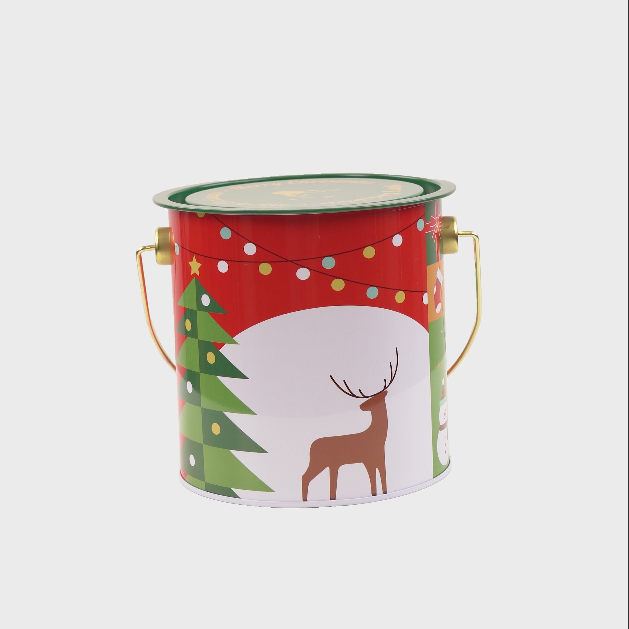 Wczytaj wideo: Wiaderko świąteczne na prezenty Zestaw 7szt.