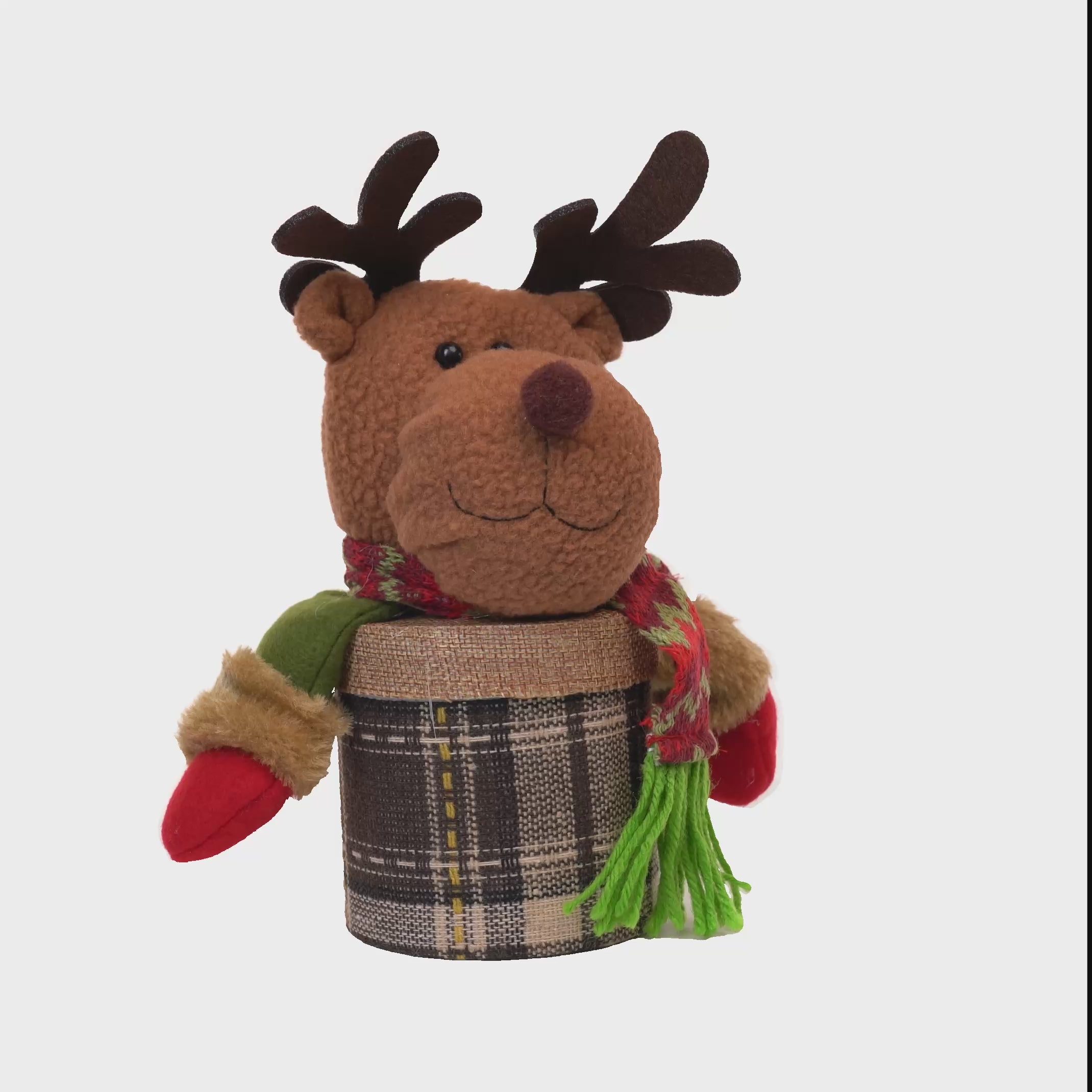 Wczytaj wideo: Opakowanie Świąteczne Maskotka Renifer