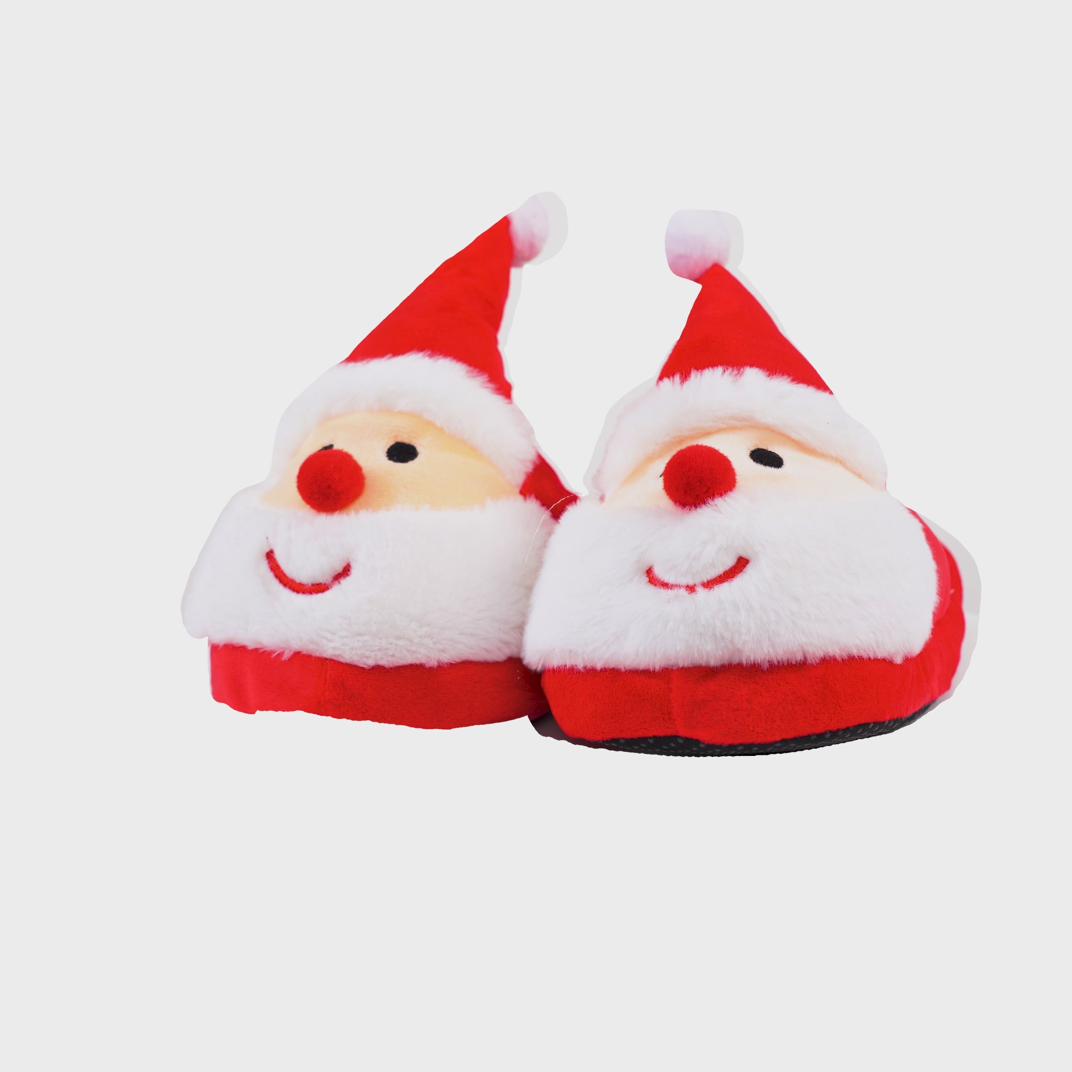 Wczytaj wideo: Świąteczne Kapcie z Motywem Świętego Mikołaja