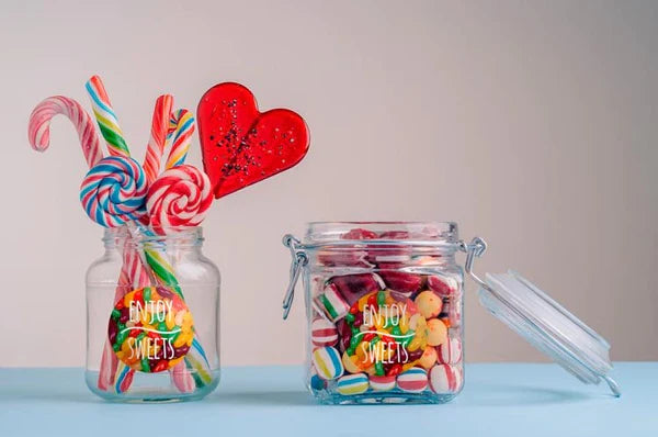 Naklejki ENJOY SWEETS ozdobne 10szt.